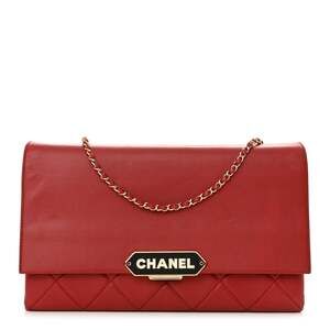 Chanel Lambskin Quilted Retro Label #231670C18B
